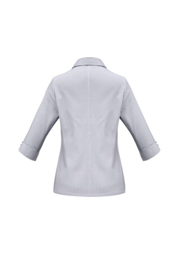 Picture of Biz Collection Ladies Ambassador Stripe Shirt 3/4 Sleeve 75% Polyester 25% Cotton, yarn dyed